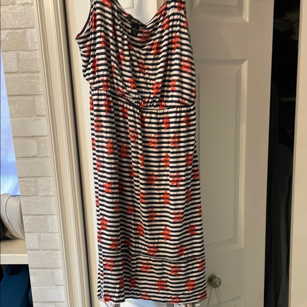 Striped Floral Women's Dress